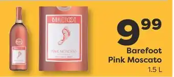 Weis Markets Barefoot Pink Moscato offer