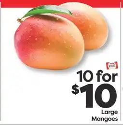 Weis Markets Large Mangoes offer