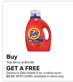 CVS Tide 84 oz offer