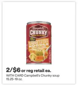 CVS Campbell's Chunky soup 15.25-19 oz offer