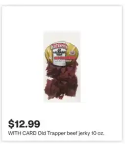 CVS Old Trapper beef jerky 10 oz offer