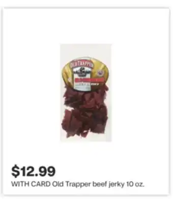 CVS Old Trapper beef jerky 10 oz offer