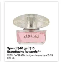 CVS VERSACE designer fragrances offer