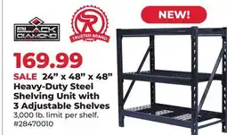 Runnings Black Diamond 24 x 48 x 48 Heavy-Duty Steel Shelving Unit offer