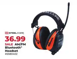 Runnings Steelcore AM/FM Bluetooth Headset offer