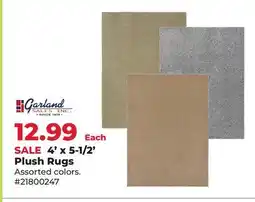 Runnings Garland 4' x 5-1/2' Plush Rugs offer