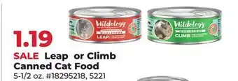 Runnings Wildology Leap or Climb Canned Cat Food offer