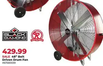 Runnings Black Diamond 48 Belt Driven Drum Fan offer