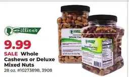 Runnings Eilliens Whole Cashews or Deluxe Mixed Nuts offer