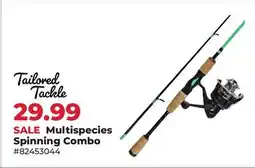 Runnings Tailored Tackle Multispecies Spinning Combo offer