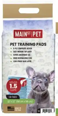 Runnings Main St. Pet 22 x 22 Pet Training Pads offer