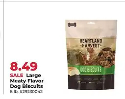 Runnings Heartland Harvest Large Meaty Flavor Dog Biscuits offer