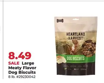 Runnings Heartland Harvest Large Meaty Flavor Dog Biscuits offer
