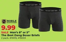 Runnings Noble Outfitters Men's 8 or 5 The Best Dang Boxer Briefs offer