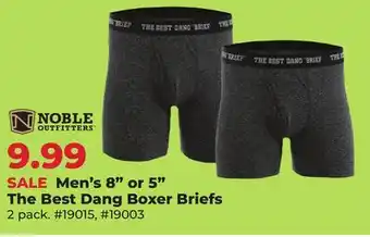 Runnings Noble Outfitters Men's 8 or 5 The Best Dang Boxer Briefs offer