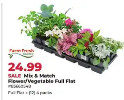 Runnings Farm Fresh Selects Flower/Vegetable Full Flat offer
