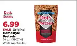 Runnings Dots Original Homestyle Pretzels offer