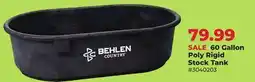 Runnings Behlen Country 60 Gallon Poly Rigid Stock Tank offer