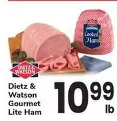 Safeway Dietz & Watson Gourmet Lite Ham offer