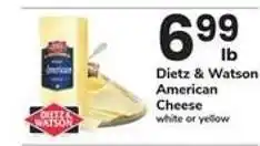 Safeway Dietz & Watson American Cheese offer
