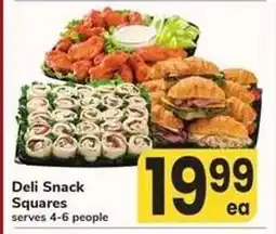 Safeway Deli Snack Squares offer