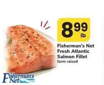 Safeway Fisherman's Net Fresh Atlantic Salmon Fillet offer