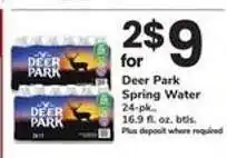 Safeway Deer Park Spring Water offer