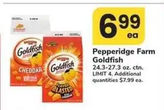 Safeway Pepperidge Farm Goldfish offer