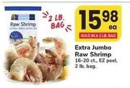 Safeway Extra Jumbo Raw Shrimp offer