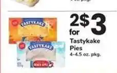 Safeway Tastykake Pies offer