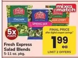 Safeway Fresh Express Salad Blends offer