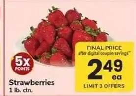 Safeway Strawberries offer