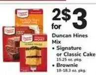Safeway Duncan Hines Mix offer