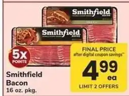 Safeway Smithfield Bacon offer