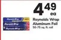 Safeway Reynolds Wrap Aluminum Foil offer