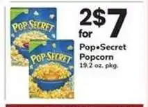 Safeway Pop Secret Popcorn offer