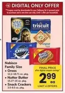 Safeway Nabisco Family Size offer