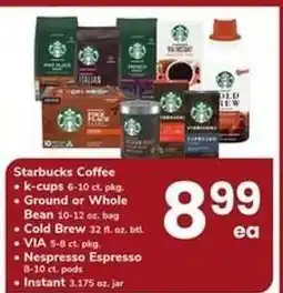 Safeway Starbucks Coffee offer