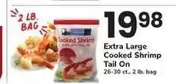 Safeway Extra Large Cooked Shrimp Tail On offer