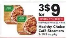 Safeway Healthy Choice Café Steamers offer