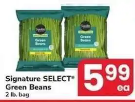 Safeway Signature SELECT Green Beans offer