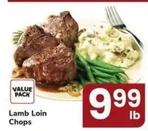 Safeway Lamb Loin Chops offer