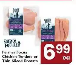 Safeway Farmer Focus Chicken Tenders or Thin Sliced Breasts offer