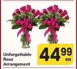 Safeway Unforgettable Rose Arrangement offer