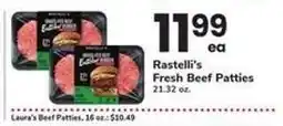 Safeway Rastelli's Fresh Beef Patties offer