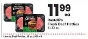 Safeway Rastelli's Fresh Beef Patties offer