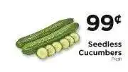 ShopRite Seedless Cucumbers offer