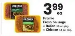 Safeway Premio Fresh Sausage offer