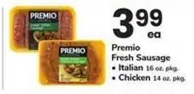 Safeway Premio Fresh Sausage offer
