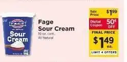 ShopRite Fage Sour Cream offer